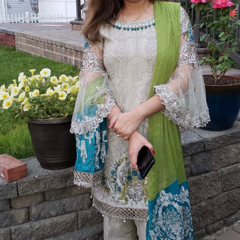 Pakistani shalwar kameez suit